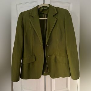 MaxMara Olive Green Blazer